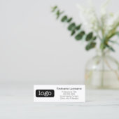Carte De Visite Mini Informations de contact sur le logo Office ou Busi (Debout devant)