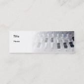 Carte De Visite Mini Ingénieur du son d'enregistrement de studio de (Dos)