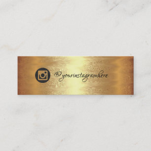 Carte De Visite Mini Instagra Social Media Logo Événement RSVP Simply W