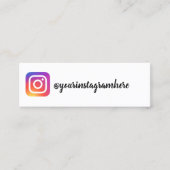 Carte De Visite Mini instagram (Devant)