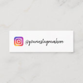 Carte De Visite Mini instagram (Devant)
