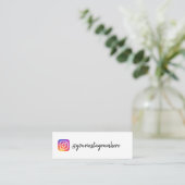 Carte De Visite Mini instagram (Debout devant)