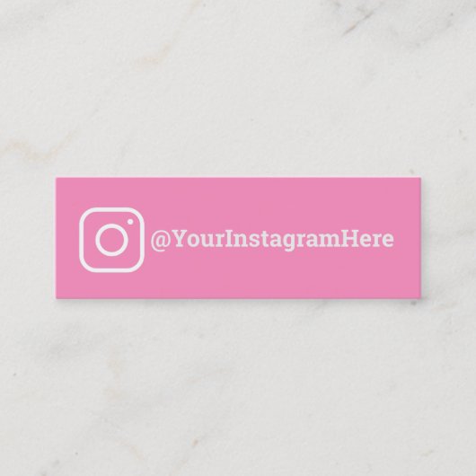 Carte De Visite Mini Instagram (Devant)