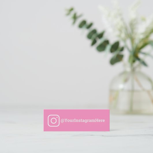 Carte De Visite Mini Instagram (Debout devant)