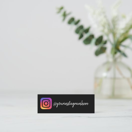 Carte De Visite Mini instagram (Debout devant)