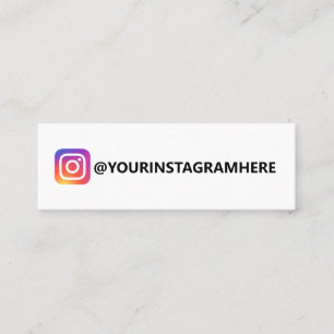 CARTE DE VISITE MINI INSTAGRAM SIMPLE