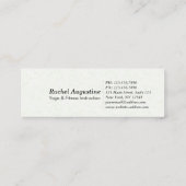 Carte De Visite Mini Instructeur de méditation YOGA Studio Mandala colo (Dos)