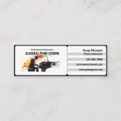 Carte De Visite Mini Instructeur de piano classique (Devant)