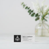 Carte De Visite Mini Instructeur de yoga | Yogi (Debout devant)
