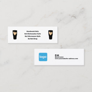 Carte De Visite Mini Instructions d'entretien du caisson Ajouter un log