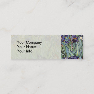 Carte De Visite Mini Iris de Van Gogh Peinture Impressionniste