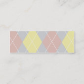 Carte De Visite Mini Jacquard - maigre (Dos)