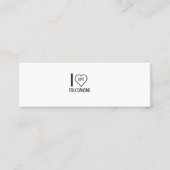 CARTE DE VISITE MINI J'ADORE DANSER (Devant)