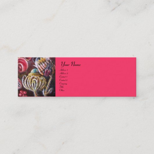 Carte De Visite Mini JARDIN DE MELISSA .details (Devant)