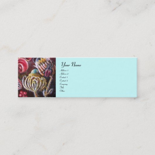 Carte De Visite Mini JARDIN DE MELISSA .details (Devant)