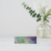 CARTE DE VISITE MINI JARDIN DES OMBRES PERDUES - MAGIQUE PLANTE DE BOUT (Debout devant)