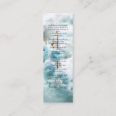 Carte De Visite Mini Jardin paradisiaque du Signet commémoratif Rose LI (Dos)