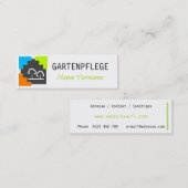 Carte De Visite Mini Jardinage (Devant / Derrière)