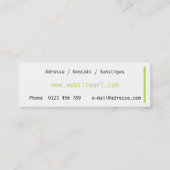 Carte De Visite Mini Jardinage (Dos)
