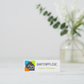Carte De Visite Mini Jardinage (Debout devant)