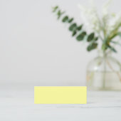 Carte de visite Mini Jaune Canari (Debout devant)