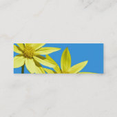 Carte De Visite Mini Jaune et Bleu (Dos)