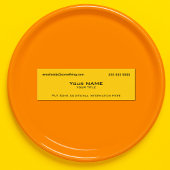 Carte De Visite Mini Jaune moderne