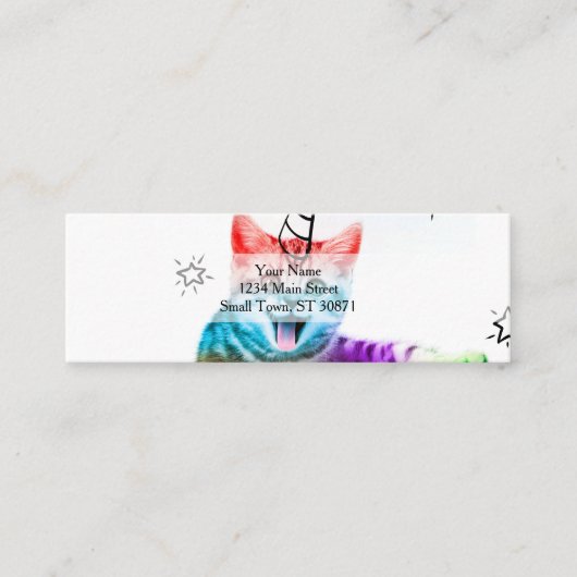 Carte De Visite Mini Je suis si mégogique ! (Devant)