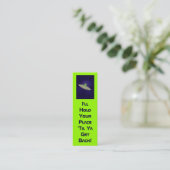 Carte De Visite Mini Je tiendrai votre signet d'endroit (Debout devant)