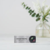 Carte De Visite Mini Je tire des personnes - photographe (Debout devant)