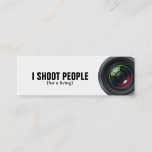 Carte De Visite Mini Je tire des personnes - photographe