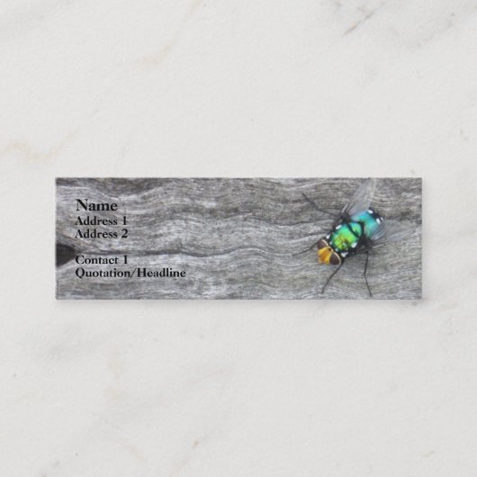 Carte De Visite Mini je vole (Devant)