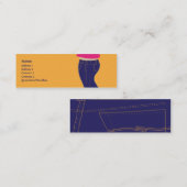 Carte De Visite Mini Jeans - maigres (Devant / Derrière)