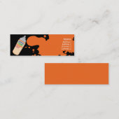 Carte De Visite Mini Jet - maigre (Devant / Derrière)