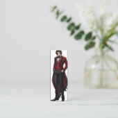 Carte De Visite Mini Joli Anime Gothique (Debout devant)