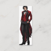 Carte De Visite Mini Joli Anime Gothique (Dos)