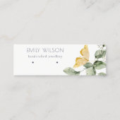 Carte De Visite Mini Joli Jardin Papillons Papillons à oreille Affichag (Devant)