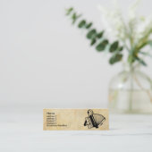 Carte De Visite Mini Joueur d'Accordian (Debout devant)