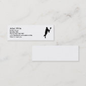 Carte De Visite Mini Joueur de lacrosse (Devant / Derrière)