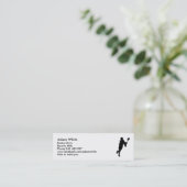 Carte De Visite Mini Joueur de lacrosse (Debout devant)