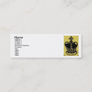 Carte De Visite Mini joyaux de la couronne âgés