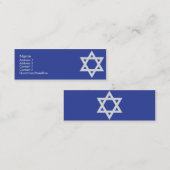 Carte De Visite Mini Judaïsme - maigre (Devant / Derrière)