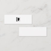 Carte De Visite Mini juste une fille qui aime la boxe (Devant / Derrière)