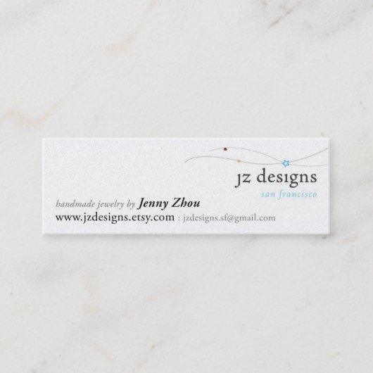 Carte De Visite Mini jzdesigns_etsy_10-09 (Devant)