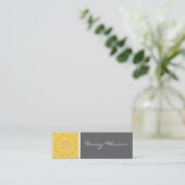 Carte De Visite Mini Kaléidoscope de fleur de miel (Debout devant)