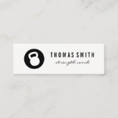 Carte De Visite Mini Kettle Bell Personal Trainer (Devant)