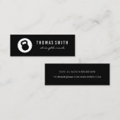 Carte De Visite Mini Kettle Bell Personal Trainer (Devant / Derrière)