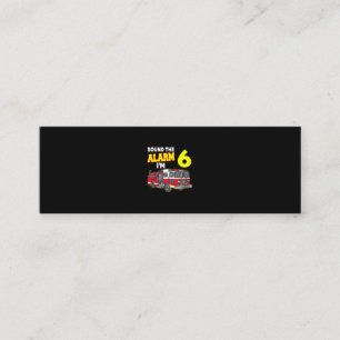 Carte De Visite Mini Kids Sound Alarm Im 6 Kids Fire Truck Firefighter