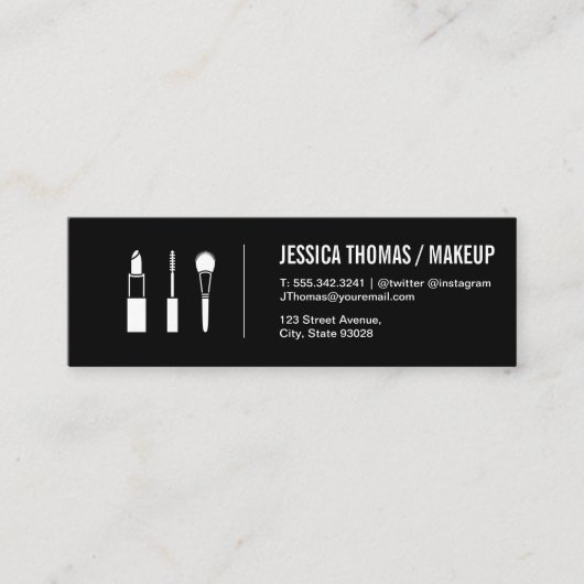 Carte De Visite Mini Kit maquillage (Devant)