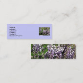 Carte De Visite Mini La conception florale de Stacey (Devant / Derrière)